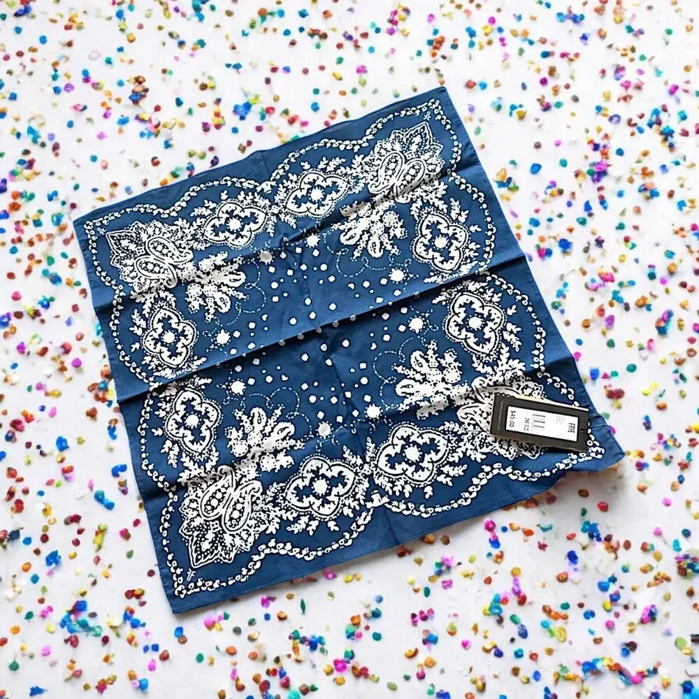 FRYE Bandana in Blue Unisex New With Tags MSRP $45